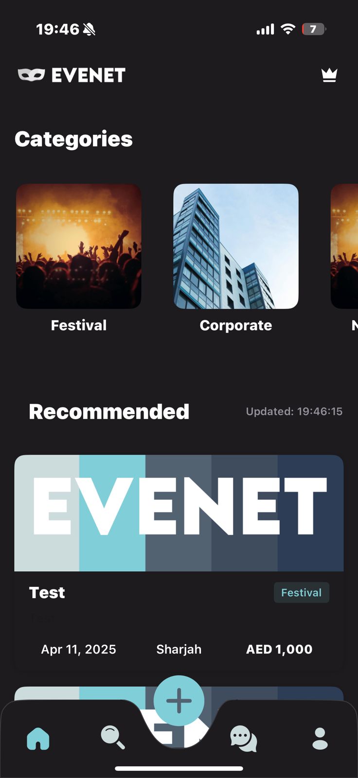 EveNet App Features